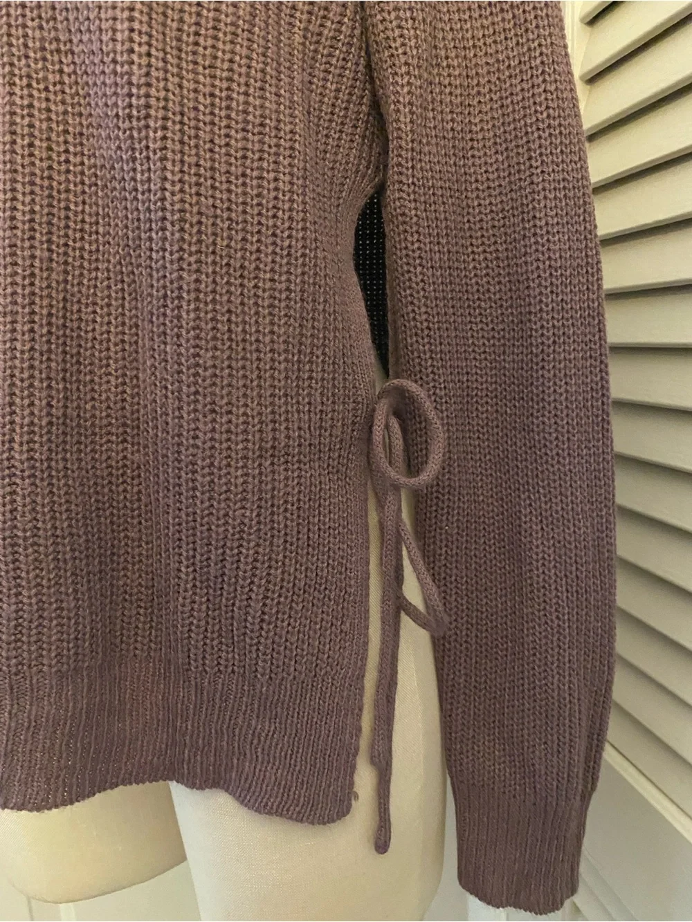 SHEIN Womens Purple Crewneck Knit Sweater- Size Large